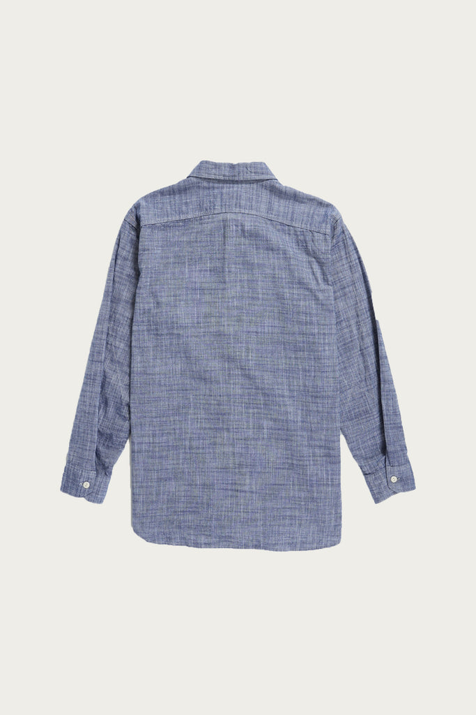 Engineered Garments - Work Shirt - Navy Cotton Slub - Canoe Club