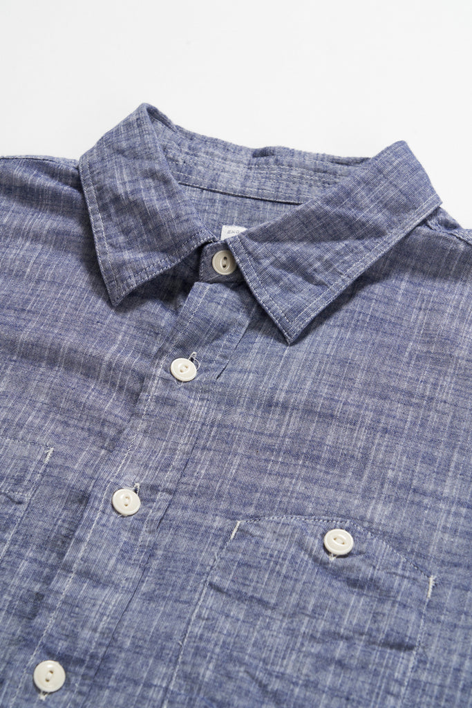 Engineered Garments - Work Shirt - Navy Cotton Slub - Canoe Club