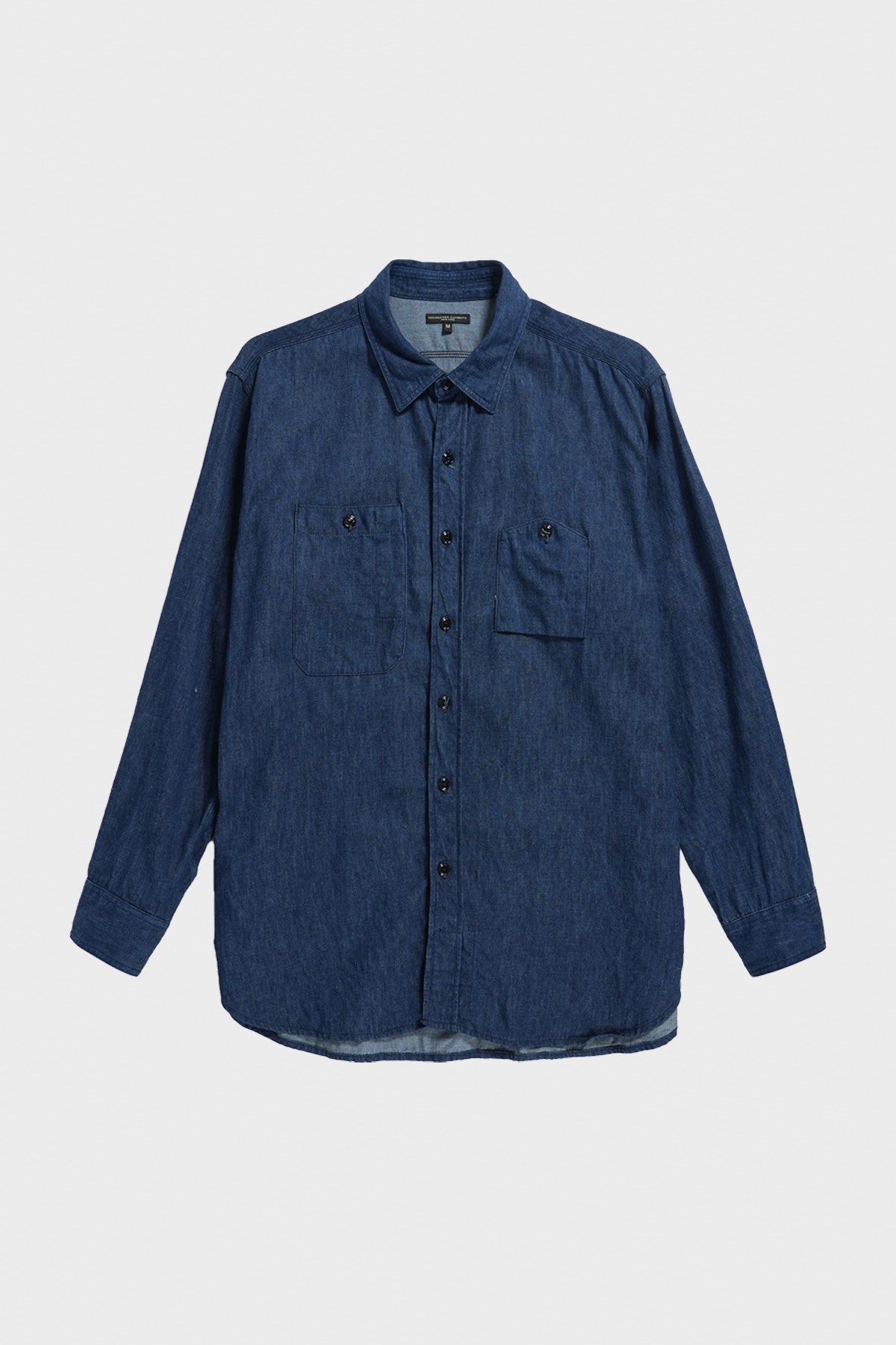 Engineered Garments - Work Shirt - Navy Hemp Cotton Denim - Canoe Club