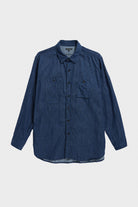 Engineered Garments - Work Shirt - Navy Hemp Cotton Denim - Canoe Club