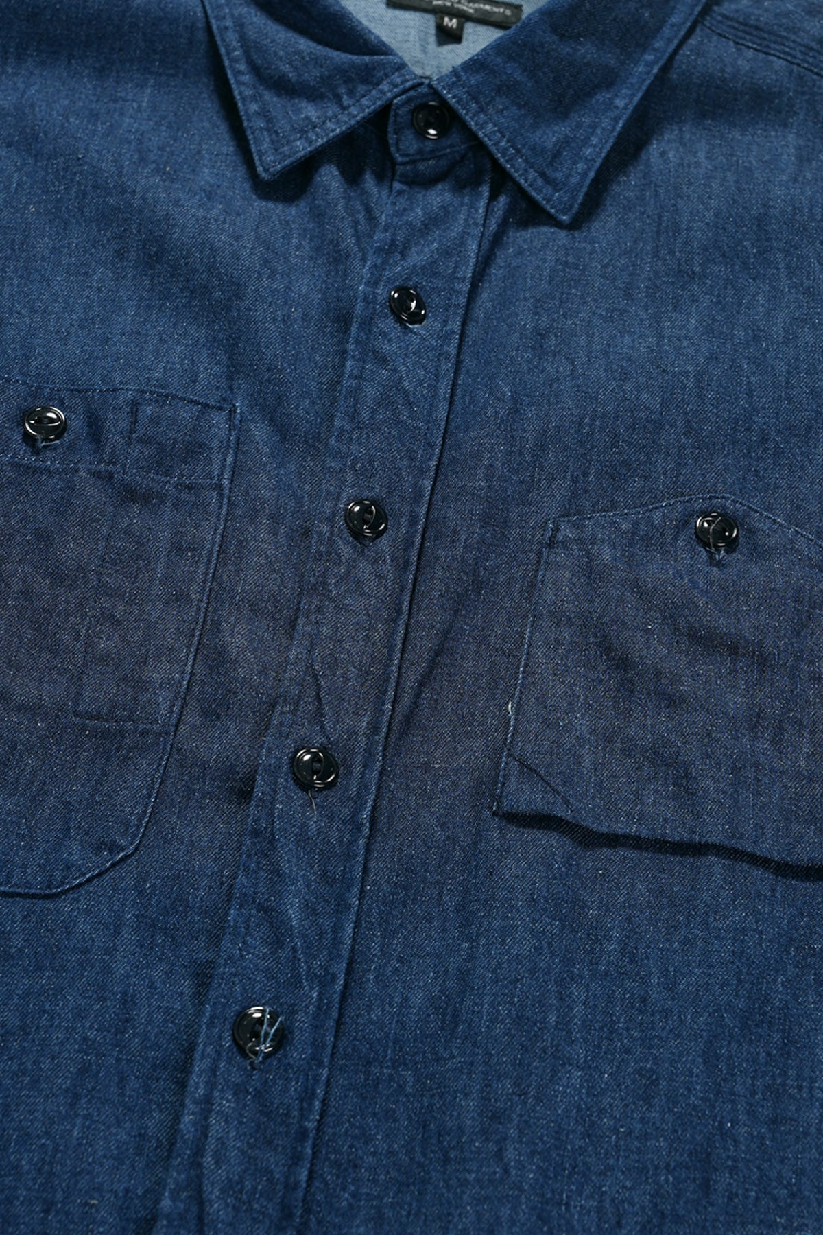 Engineered Garments - Work Shirt - Navy Hemp Cotton Denim - Canoe Club