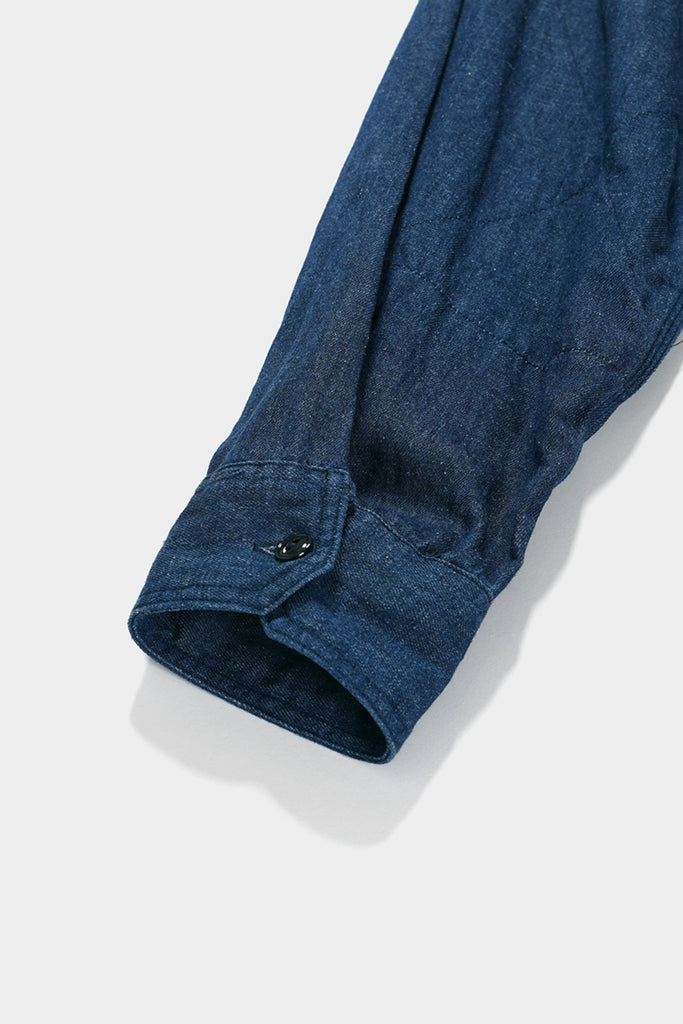 Engineered Garments - Work Shirt - Navy Hemp Cotton Denim - Canoe Club