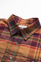 Engineered Garments - Work Shirt - Navy/Khaki Cotton Plaid - Canoe Club