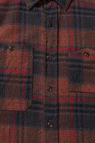 Engineered Garments - Work Shirt - Orange/Red Cotton Plaid Flannel - Canoe Club