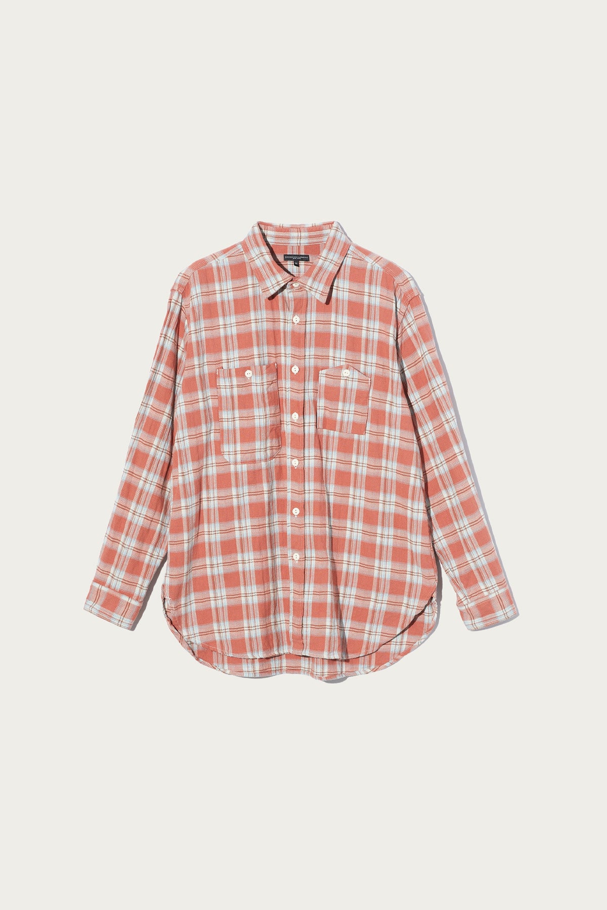 Engineered Garments - Work Shirt - Pink Cotton Plaid Jacquard - Canoe Club