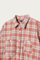 Engineered Garments - Work Shirt - Pink Cotton Plaid Jacquard - Canoe Club