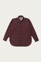 Engineered Garments - Work Shirt - Red Tartan Check Printed Corduroy - Canoe Club