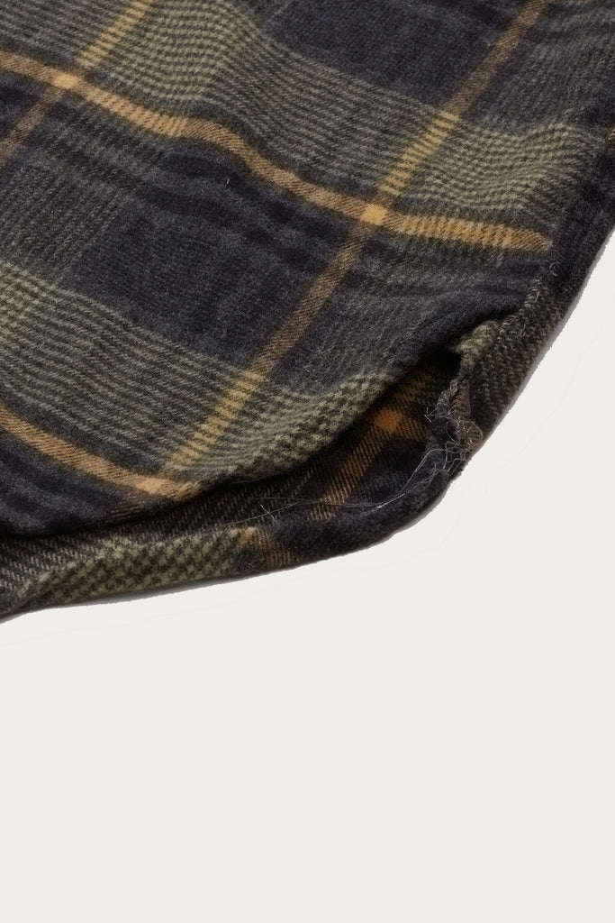 Engineered Garments - Work Shirt - Yellow/Grey Cotton Plaid Flannel - Canoe Club