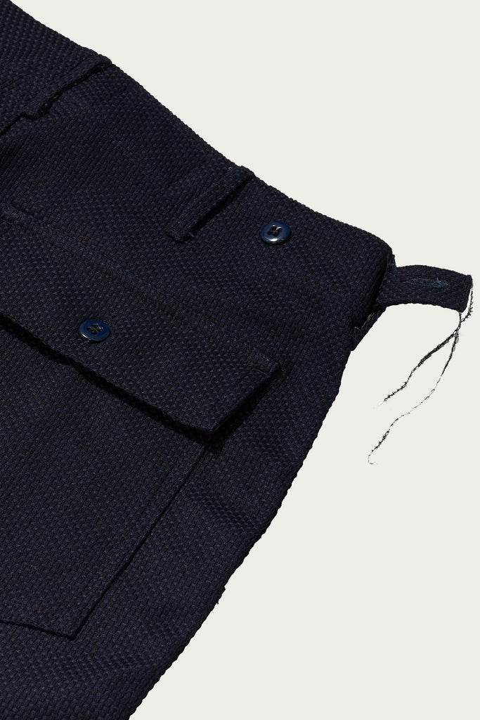 Engineered Garments Workaday - Fatigue Pant - Dk. Navy Cotton Heavy Basketweave - Canoe Club