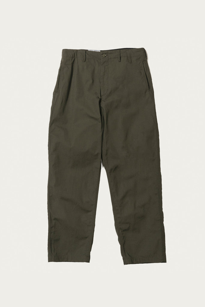 Engineered Garments Workaday - Fatigue Pant - Olive Heavyweight Cotton Ripstop - Canoe Club