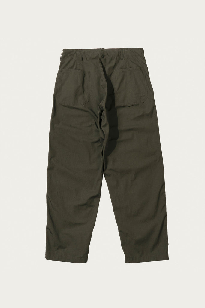 Engineered Garments Workaday - Utility Pant - Olive Heavyweight Cotton Ripstop - Canoe Club