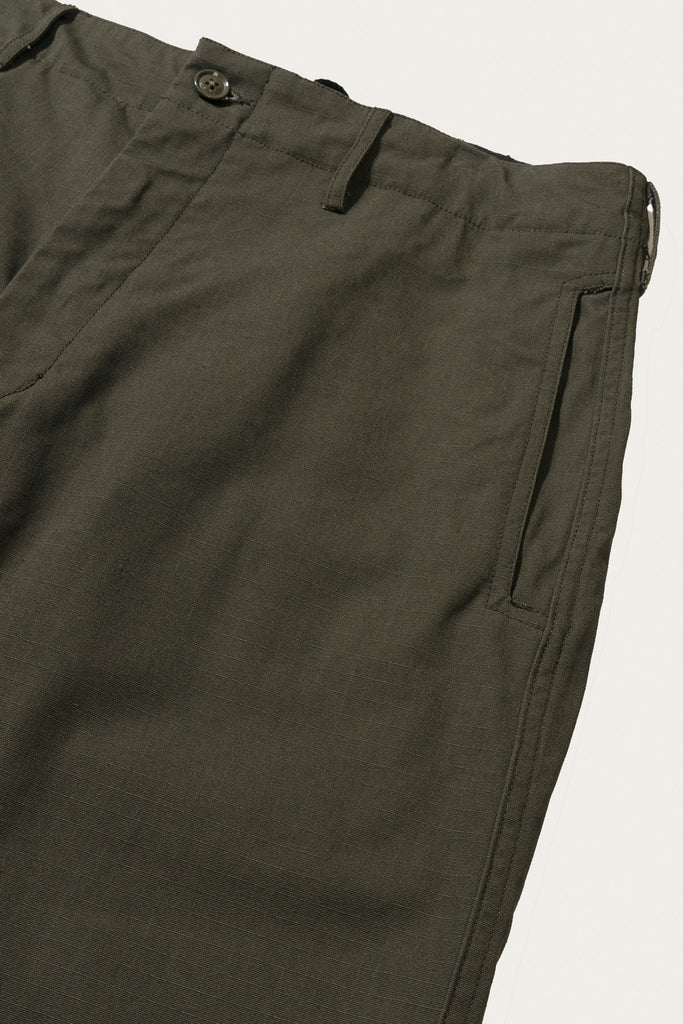 Engineered Garments Workaday - Fatigue Pant - Olive Heavyweight Cotton Ripstop - Canoe Club