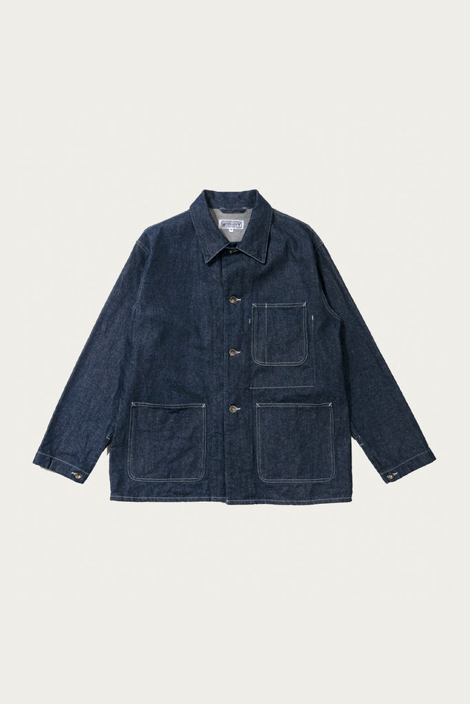 Engineered Garments Workaday - Utility Jacket - Indigo 12oz Denim - Canoe Club