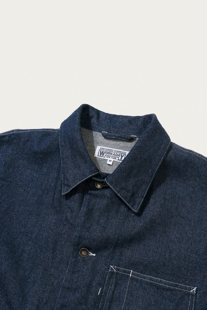 Engineered Garments Workaday - Utility Jacket - Indigo 12oz Denim - Canoe Club