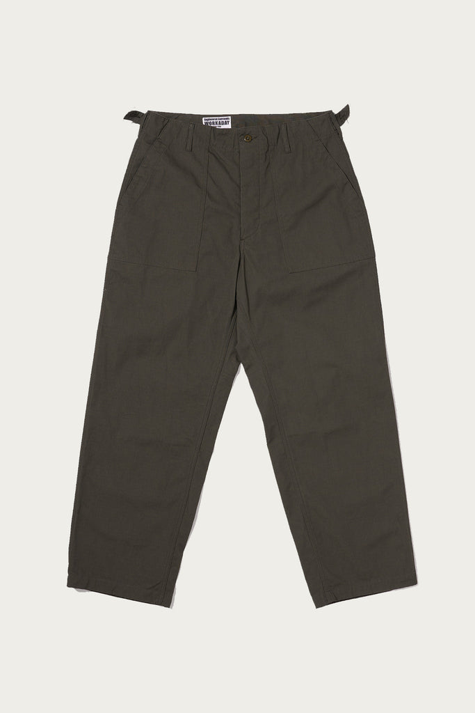 Engineered Garments Workaday - Utility Pant - Olive Heavyweight Cotton Ripstop - Canoe Club