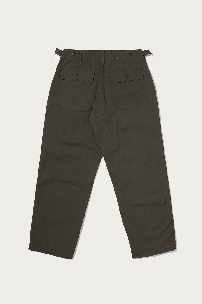 Engineered Garments Workaday - Fatigue Pant - Olive Heavyweight Cotton Ripstop - Canoe Club