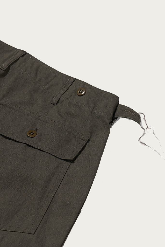 Engineered Garments Workaday - Utility Pant - Olive Heavyweight Cotton Ripstop - Canoe Club