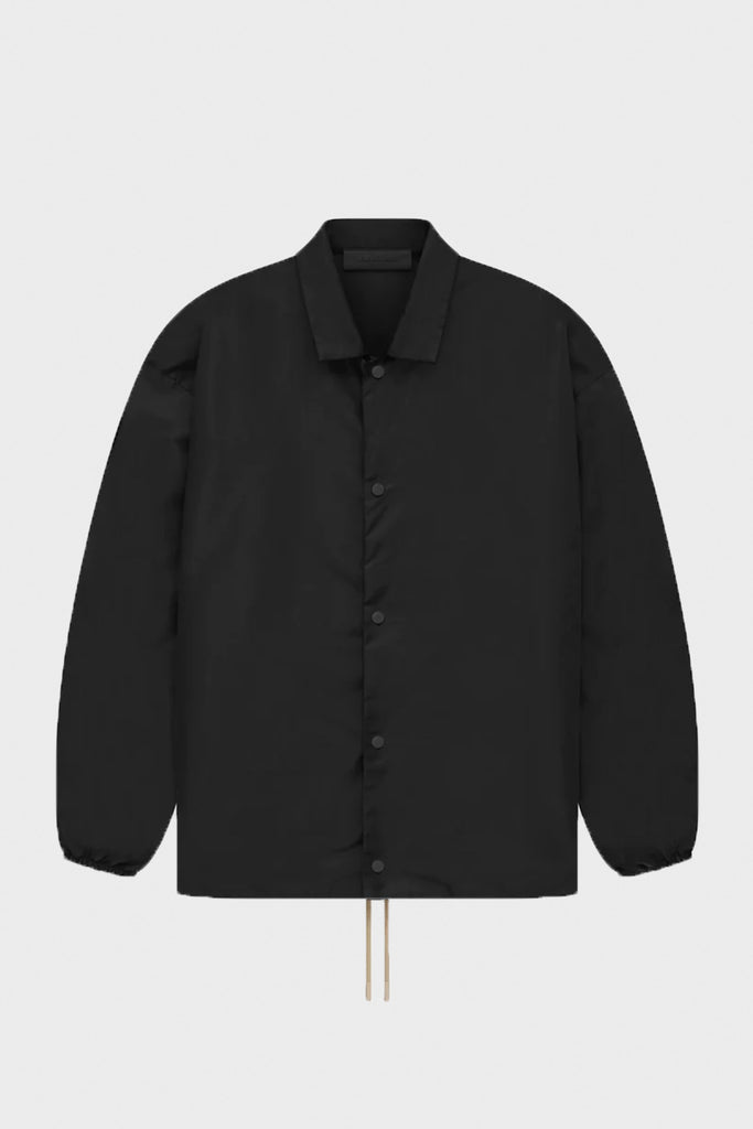 Fear of God Essentials - Coaches Jacket - Jet Black - Canoe Club