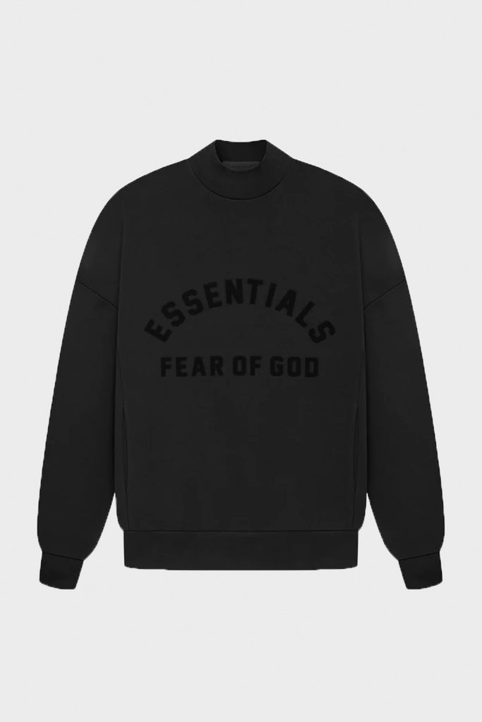Fear of God Essentials - Core Crewneck - Jet Black - Canoe Club