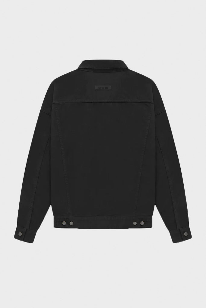 Fear of God Essentials - Denim Jacket - Jet Black - Canoe Club