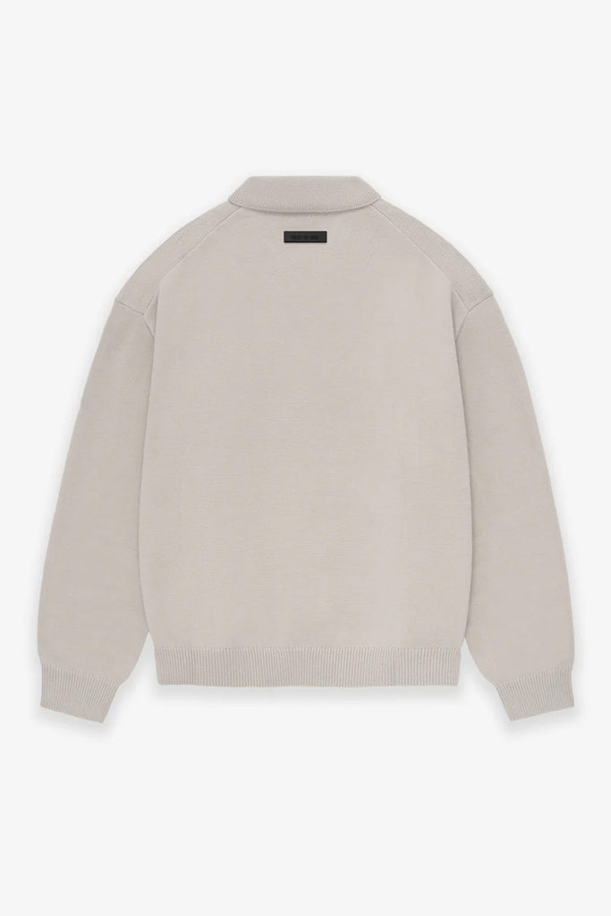 Fear of God Essentials - Essentials Knit Polo - Silver Cloud - Canoe Club