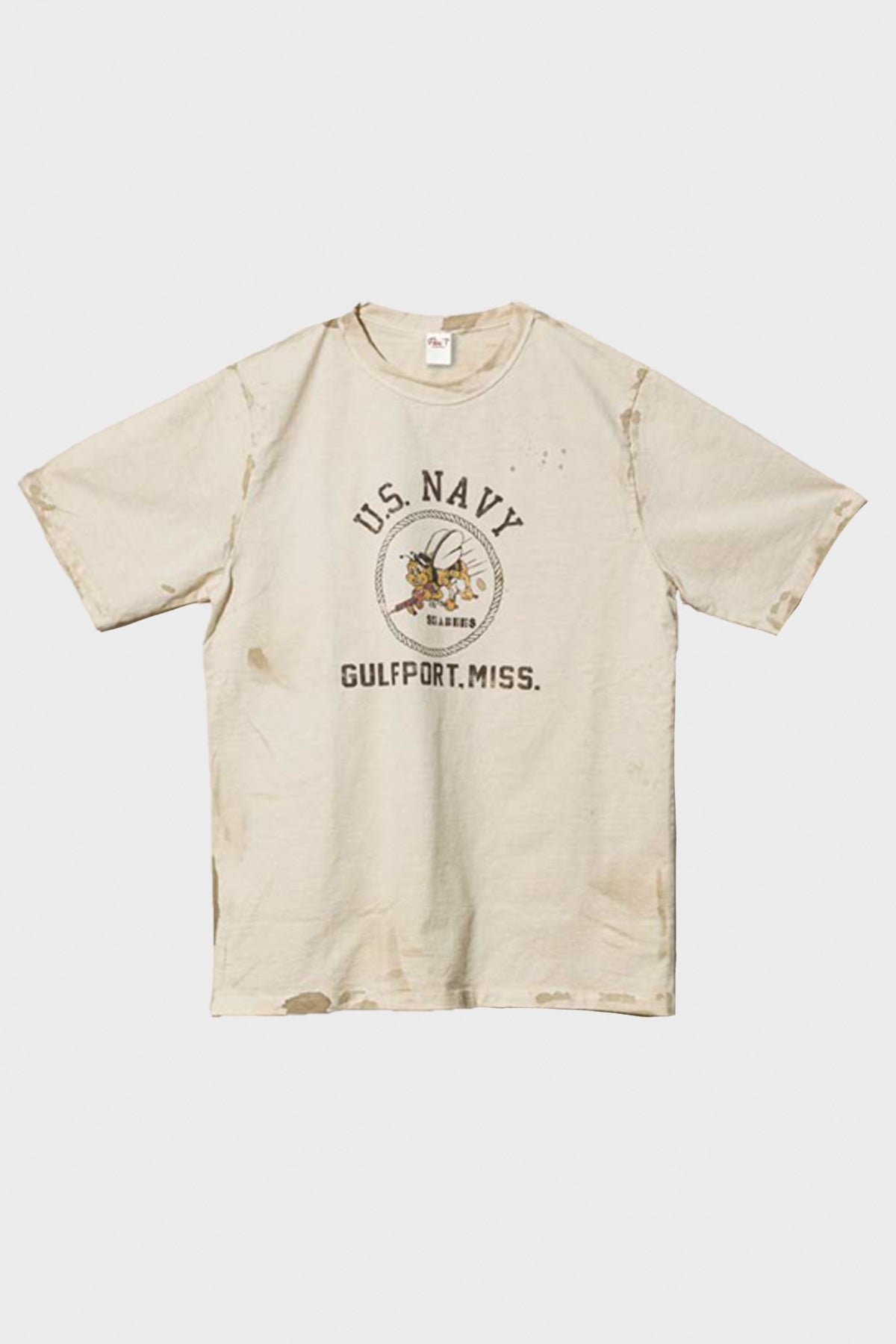 Flea-T - US Navy Tee - White - Canoe Club
