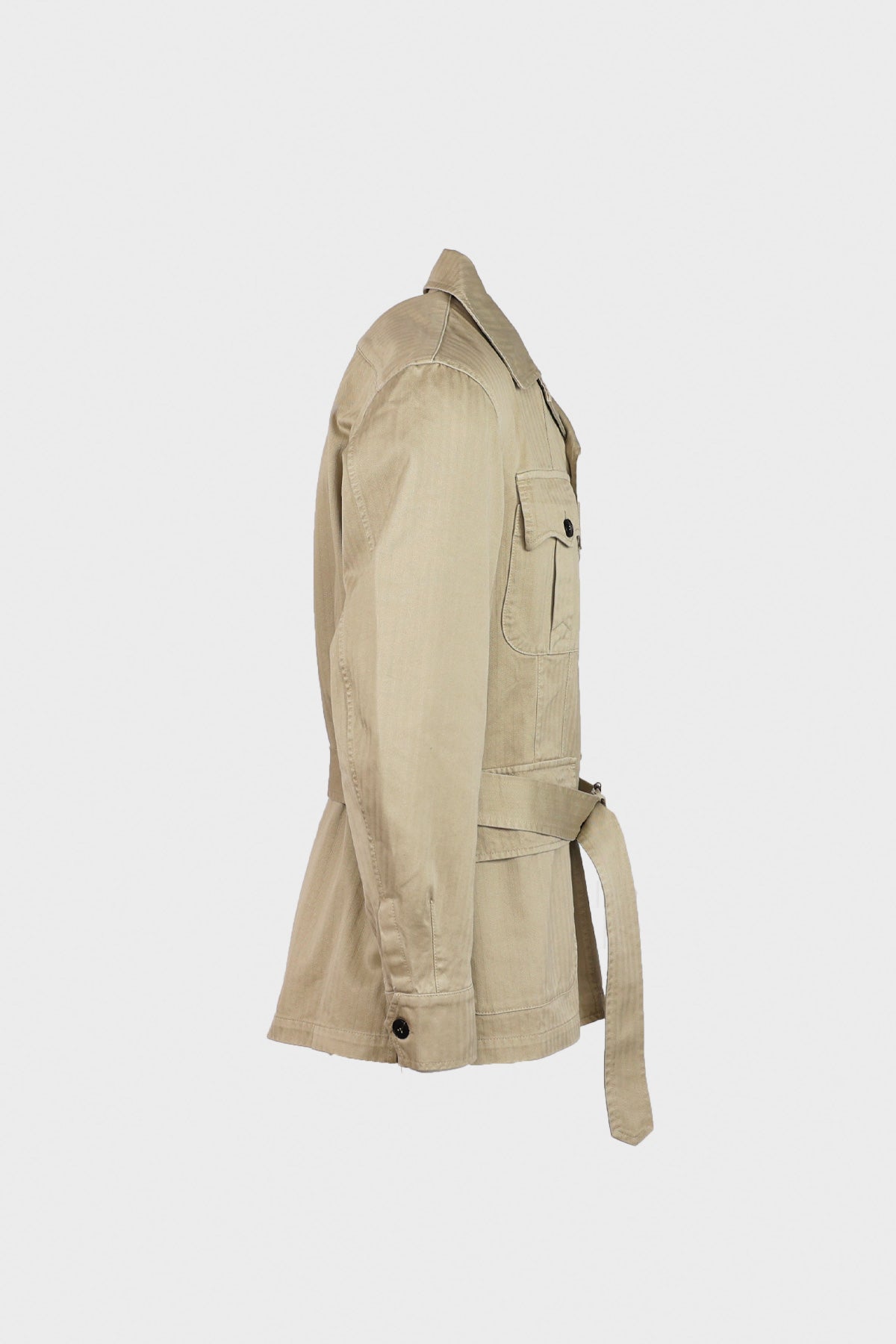 Fortela - Clint Safari Jacket - Khaki - Canoe Club