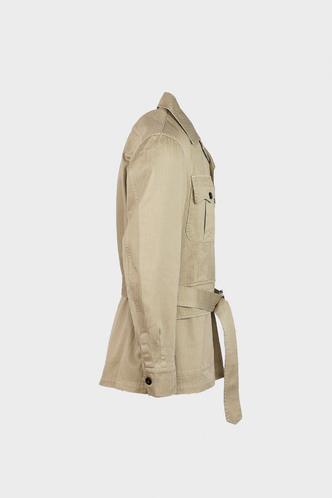 Fortela - Clint Safari Jacket - Khaki - Canoe Club