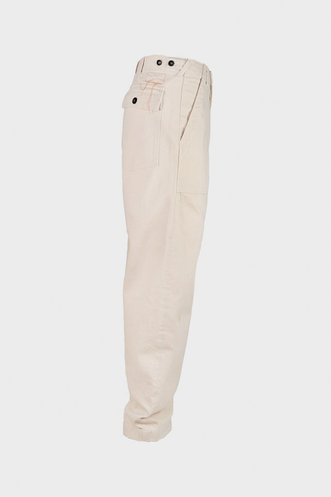 Fortela - New Fatigue Trousers - Off White - Canoe Club