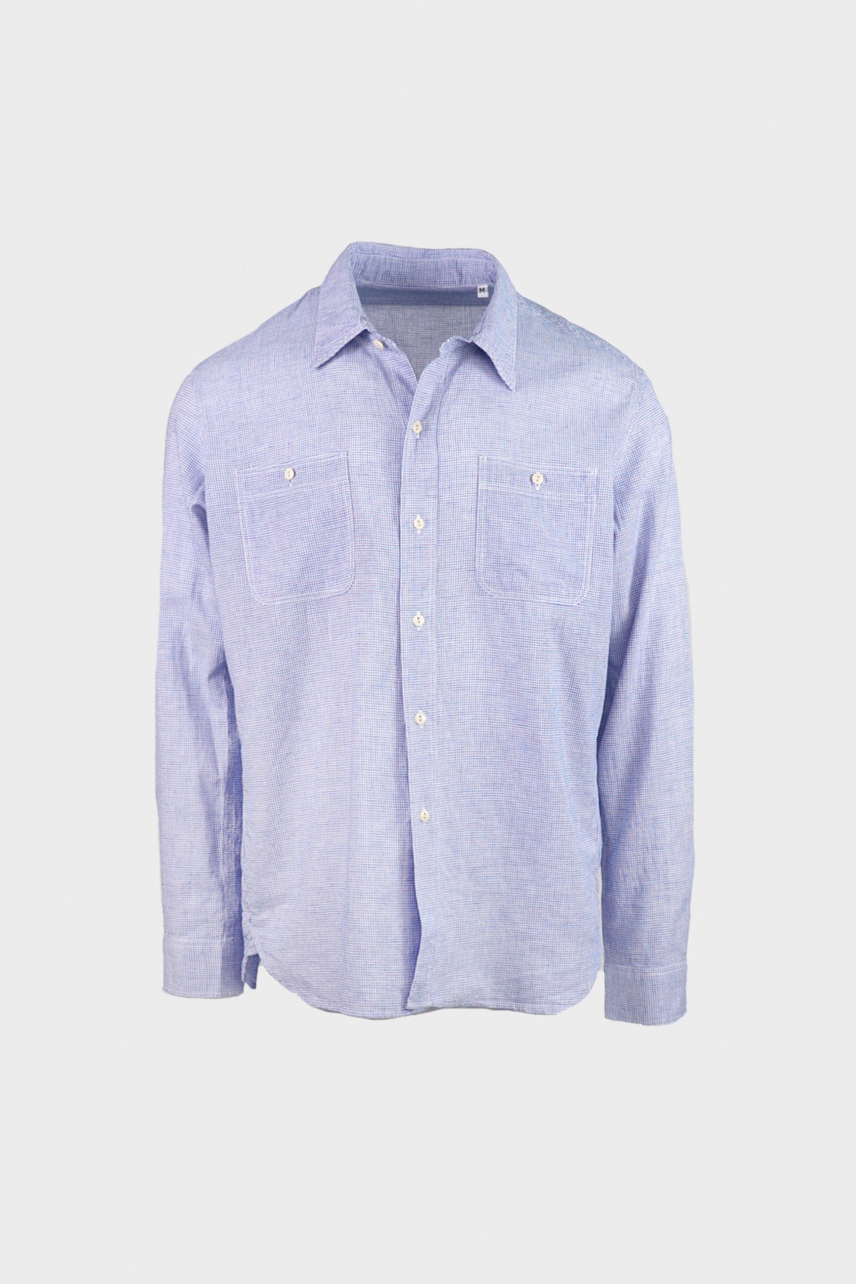 Fortela - Patch Pocket Work Shirt - Blue - Canoe Club