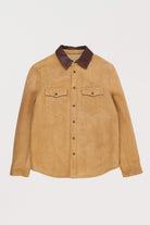 Fortela - Sheepskin Shirt Jacket - Tan - Canoe Club