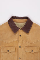 Fortela - Sheepskin Shirt Jacket - Tan - Canoe Club