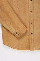 Fortela - Sheepskin Shirt Jacket - Tan - Canoe Club
