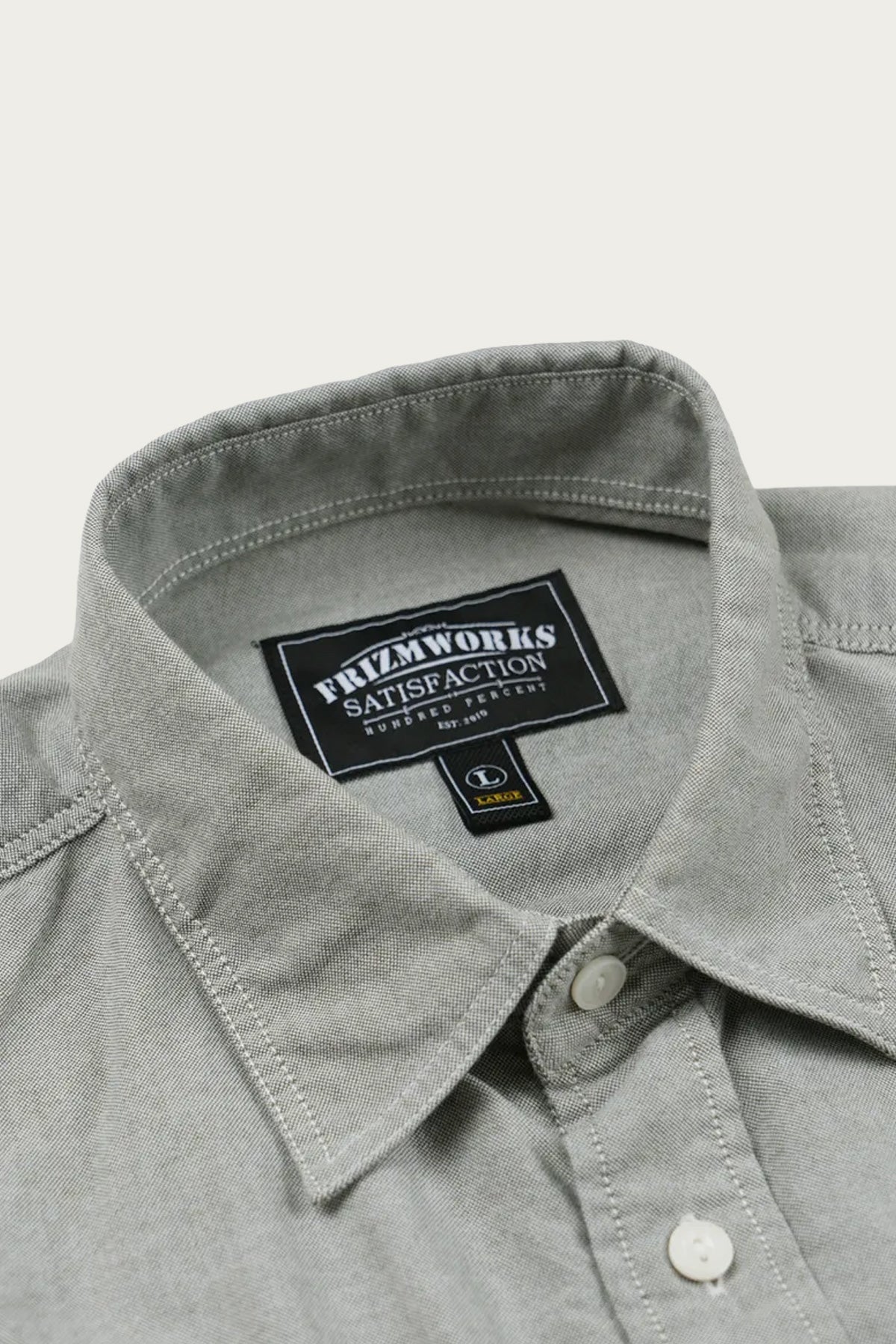 FrizmWORKS - 1920's Oxford Work Shirt - Green - Canoe Club