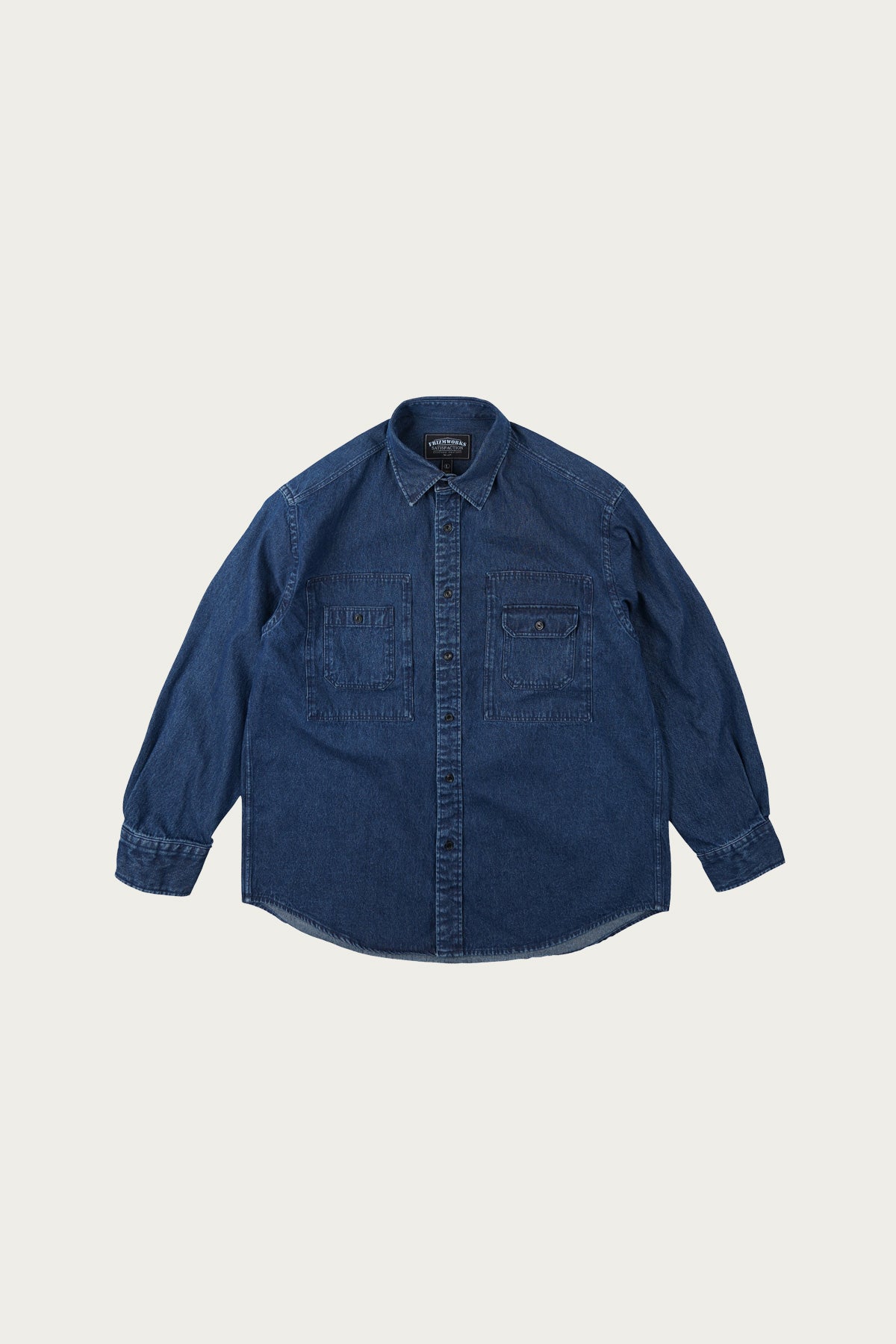 FrizmWORKS - Bleach Denim Utility Shirt - Washed Indigo - Canoe Club