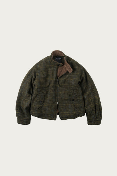 Frizmworks Fluffy Wool Harrington Jacket | Seaweed | Canoe Club