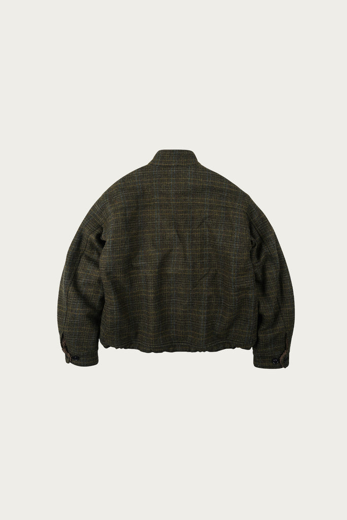 FrizmWORKS - Fluffy Wool Harrington Jacket - Seaweed - Canoe Club