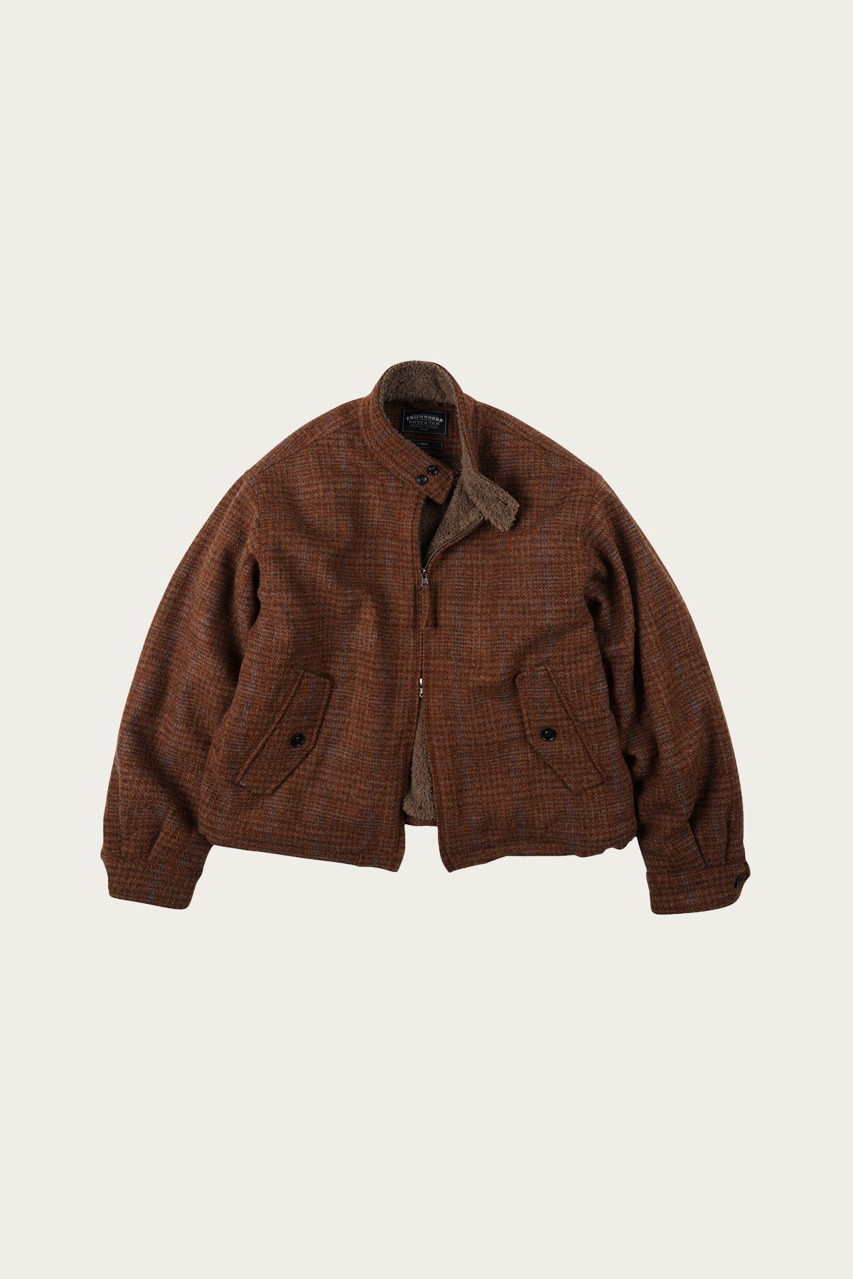 FrizmWORKS - Fluffy Wool Harrington Jacket - Maple - Canoe Club
