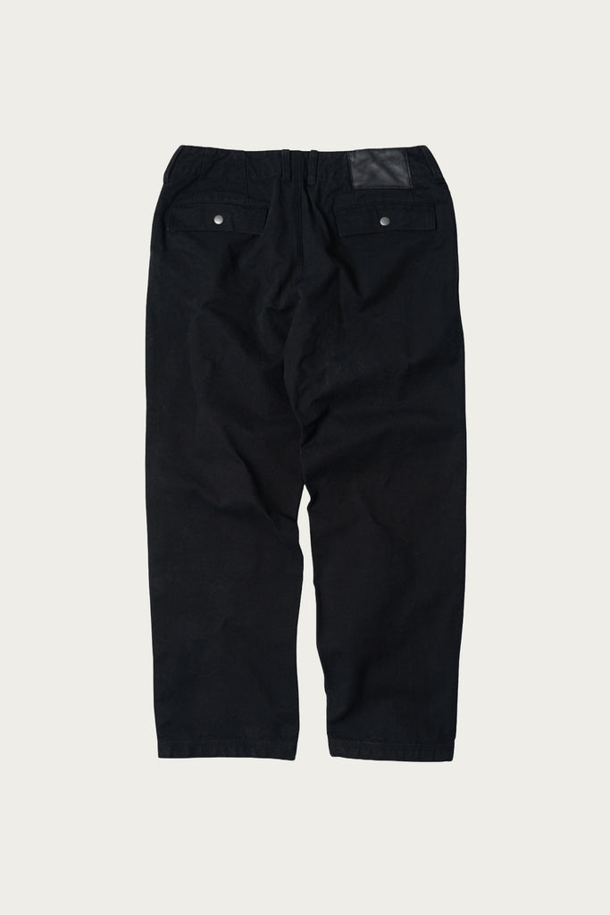 FrizmWORKS - Heavy Canvas Destroyed Double Knee Pants - Black - Canoe Club