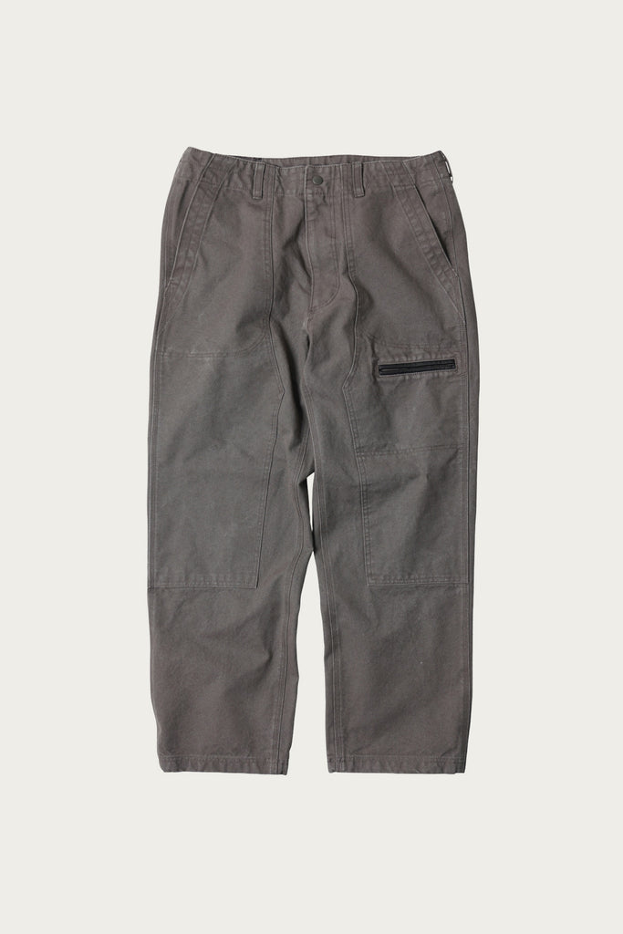 FrizmWORKS - Heavy Canvas Destroyed Double Knee Pants - Mud - Canoe Club