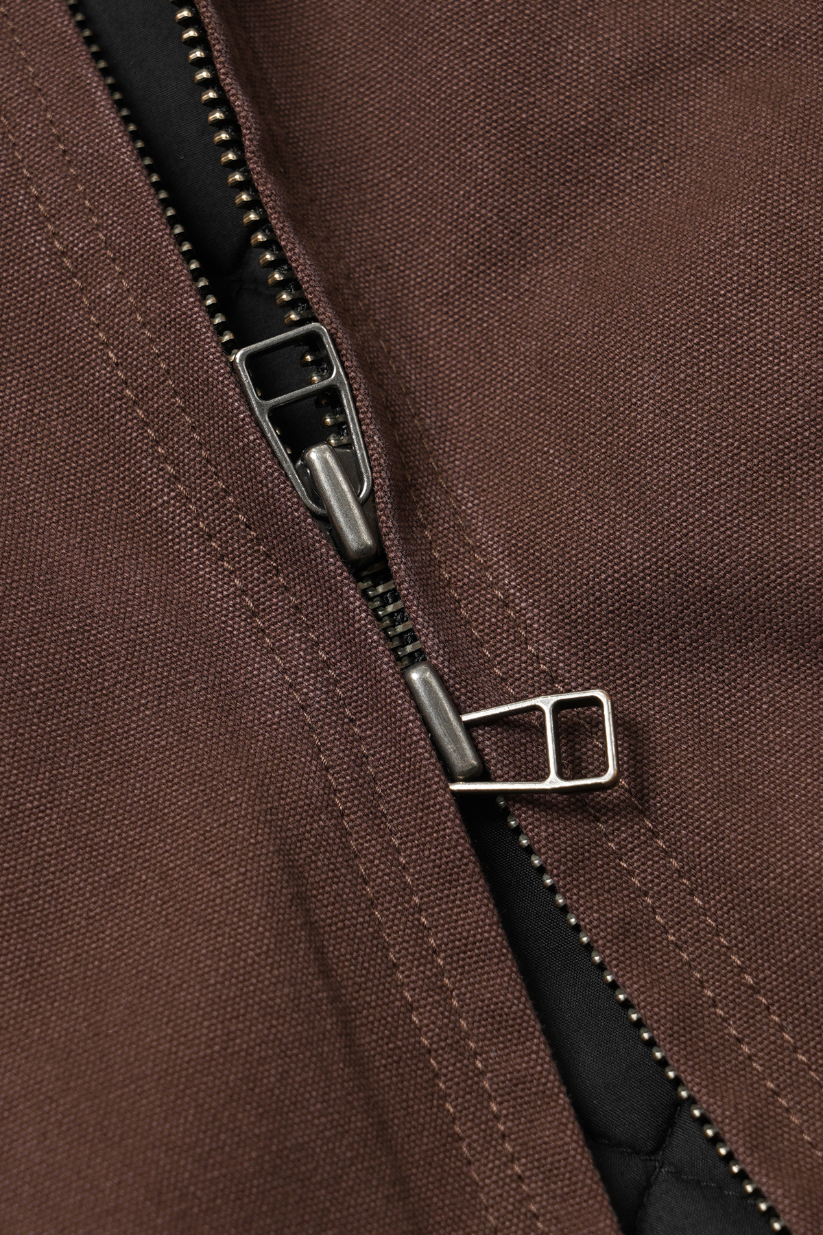 FrizmWORKS - Heavy Canvas Destroyed Work Jacket - Brown - Canoe Club