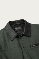 FrizmWORKS - Heavy Canvas Destroyed Work Jacket - Olive - Canoe Club