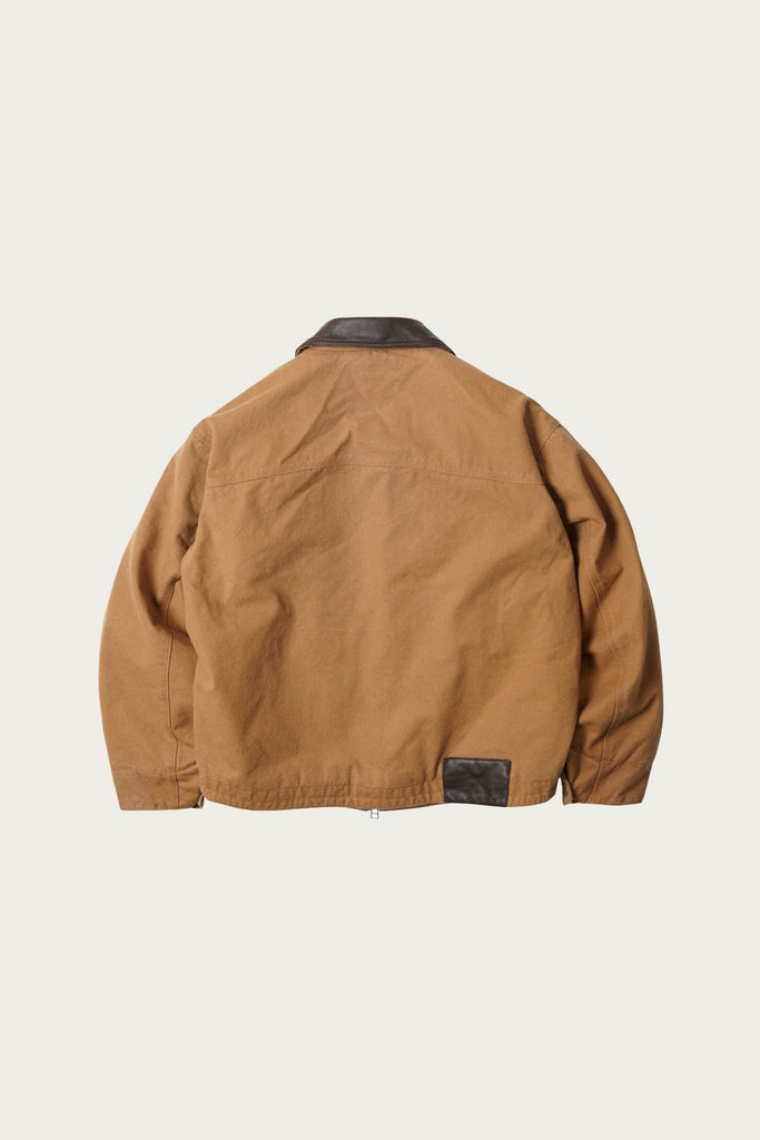 FrizmWORKS - Heavy Canvas Destroyed Work Jacket - Tan - Canoe Club