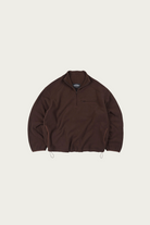 FrizmWORKS - Mock Neck Fleece Anorak Parka - Brown - Canoe Club