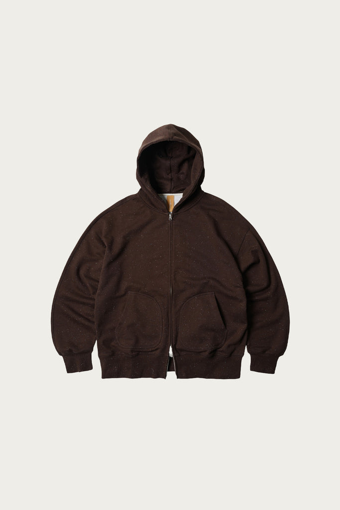 FrizmWORKS - OG Bocaci Heavyweight Hood Zipup Parka - Dark Brown - Canoe Club