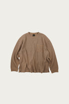 FrizmWORKS - Pigment Dyeing Waffle Pocket Tee - Tan - Canoe Club