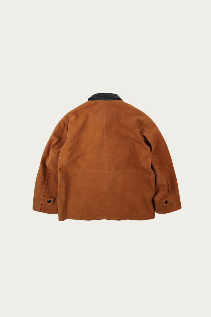 FrizmWORKS - Suede French Car Coat - Camel - Canoe Club