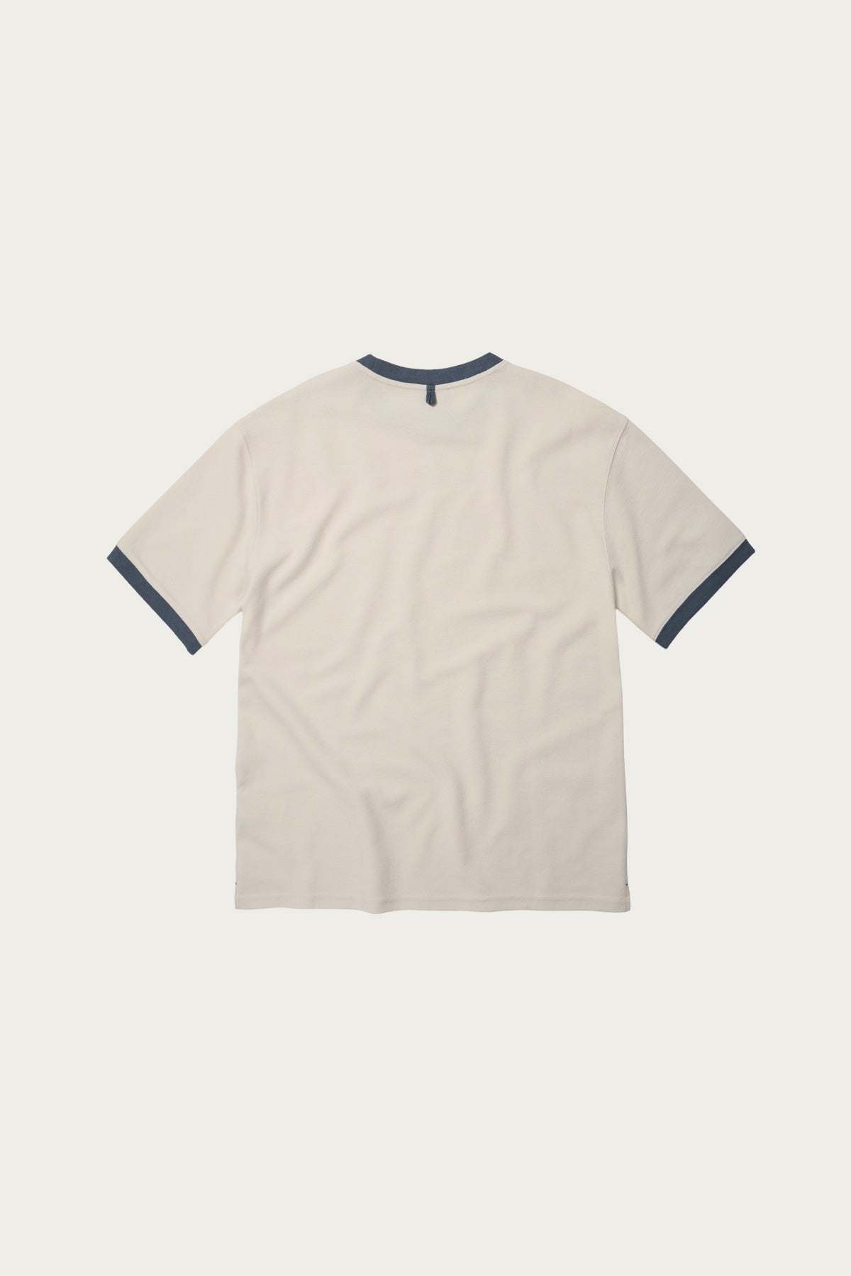 FrizmWORKS - Terry Ringer Half Tee - Cream/Blue - Canoe Club