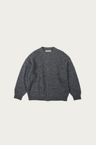 FrizmWORKS - Tweed Wool Zipup Cardigan - Charcoal - Canoe Club