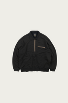 FrizmWORKS - Vintage Dyeing Half-Zip Sweat - Vintage Black - Canoe Club